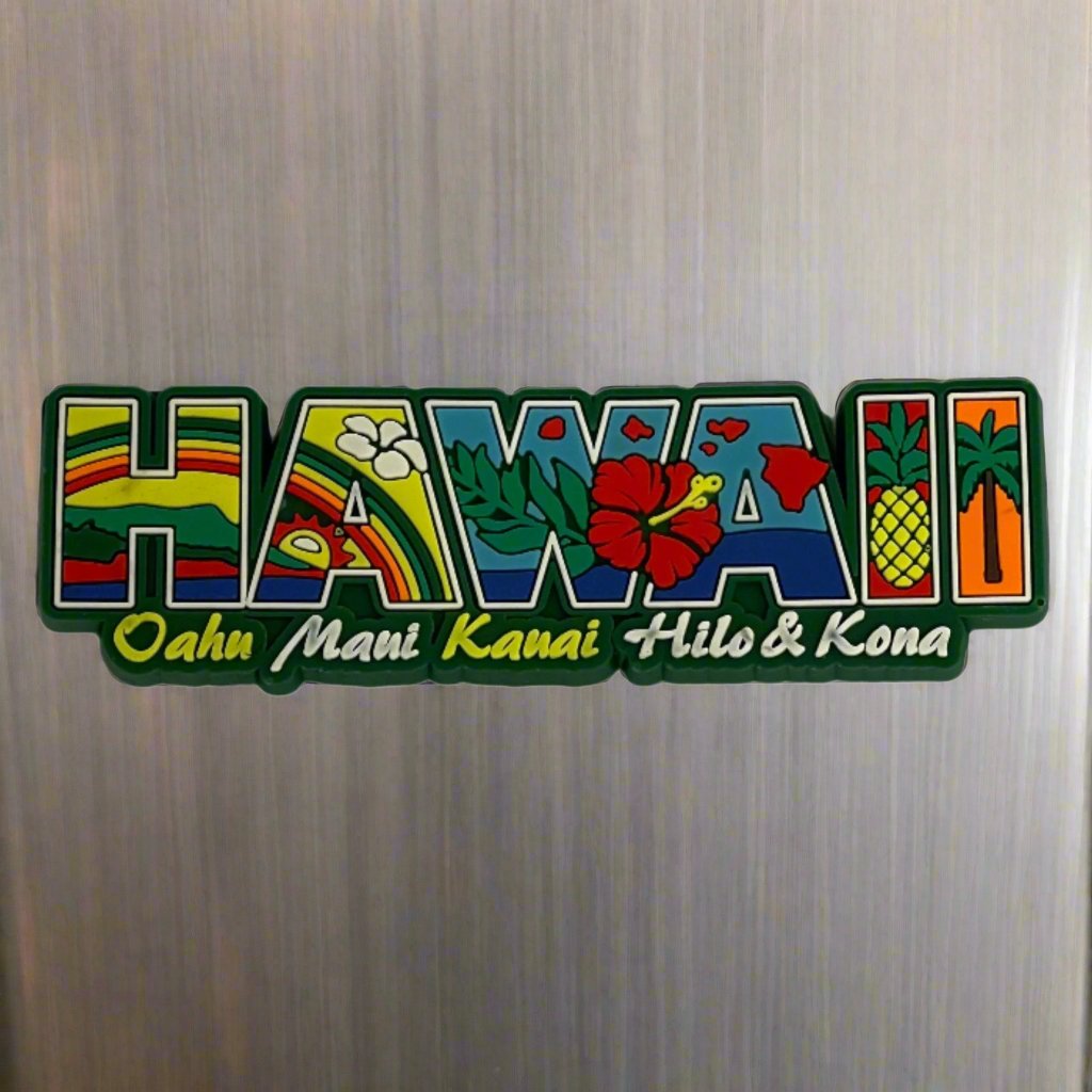 Hawaii Rubber Magnet – Local Design