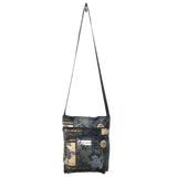 3-Zippered Cross-Body Purse w/ Lining