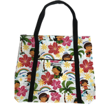 Medium Zippered Tote Bag