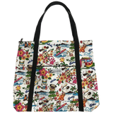 Medium Zippered Tote Bag