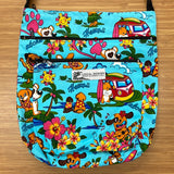 3-Zippered Cross-Body Purse w/ Lining