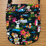 3-Zippered Cross-Body Purse w/ Lining