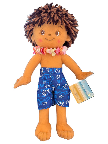 Hawaiian Boy Doll Plush