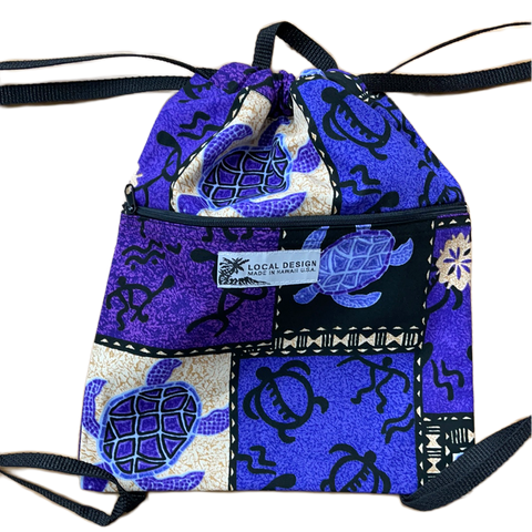 Small Drawstring Backpack Turtle