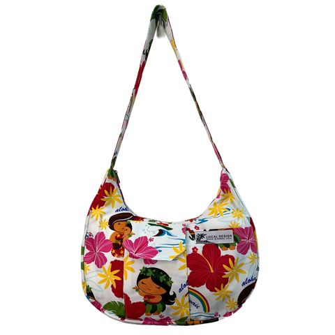 Half Moon Purse w Cell Phone Pocket Local Design