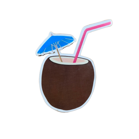 Coconut Drink Sticker