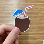 Coconut Drink Sticker